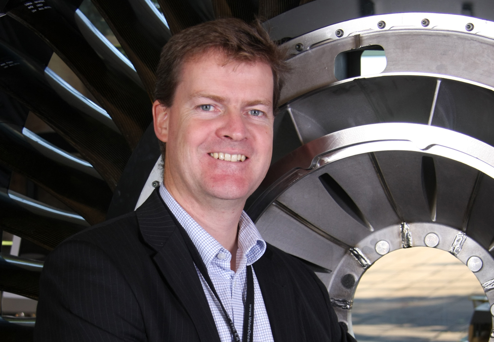 Henrik Runnemalm, forskningschef för GKN Aerospace Engine Systems. 