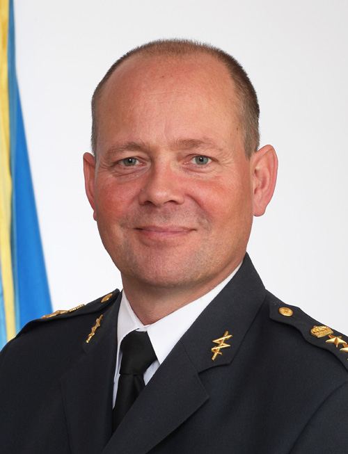Överste Håkan Petersson, ställföreträdande chef för Försvarsmaktens telekommunikations- och informationssystemförband.