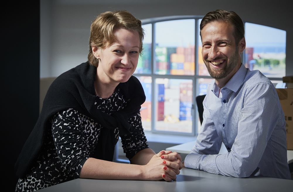 Hanna Wennerström och Marcus Svantesson på IKEA Business Solutions. Foto: CarlMagnus Johansson-Lindkvist