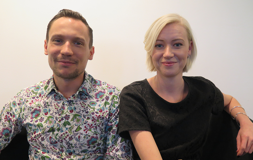 Victor Carls och Emmy Andersson, projektledare på Management Events.