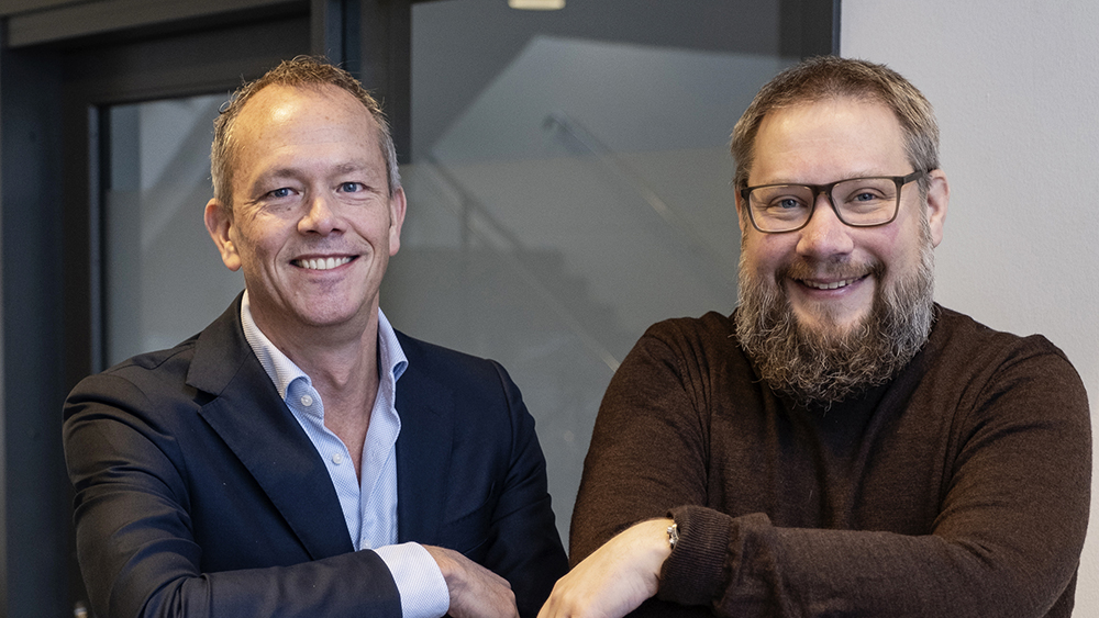 Anders Boberg, Chief Information Security Officer och Hans-Kristian Knutson, Machine Learning Lead på Alfa Laval. Foto: Johan Lindvall