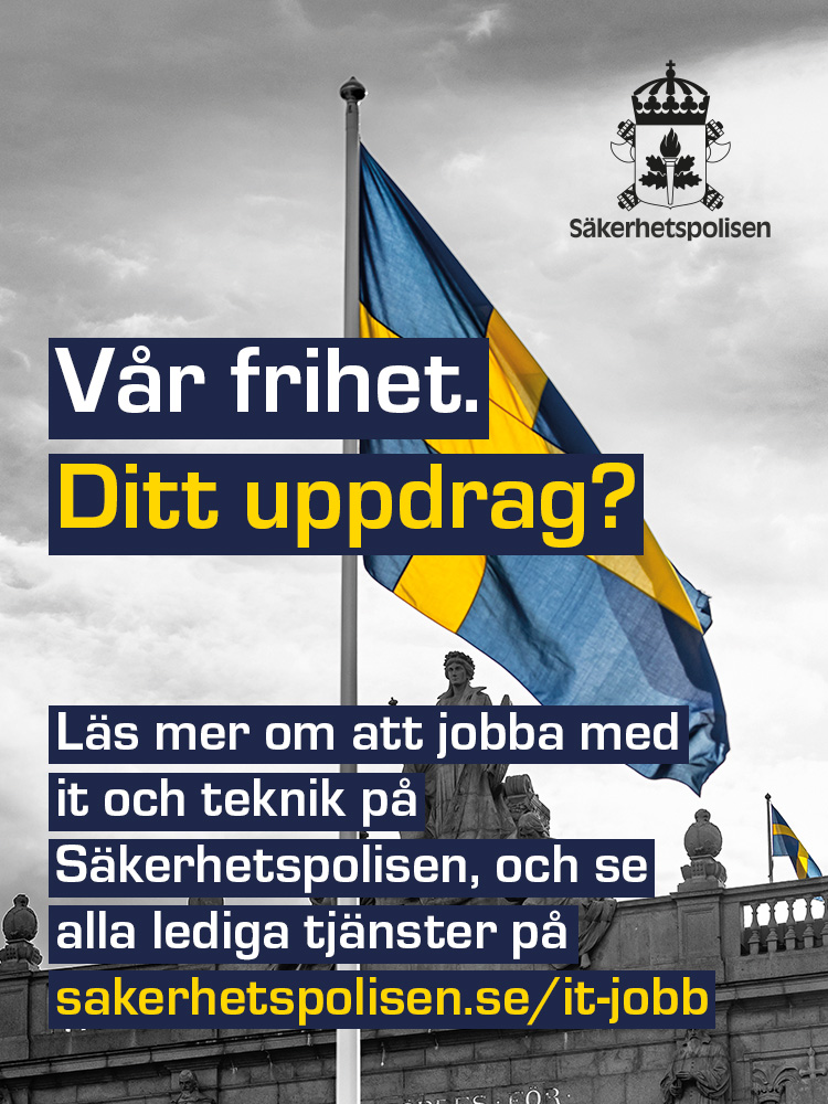 Säkerhetspolisen annons vt26